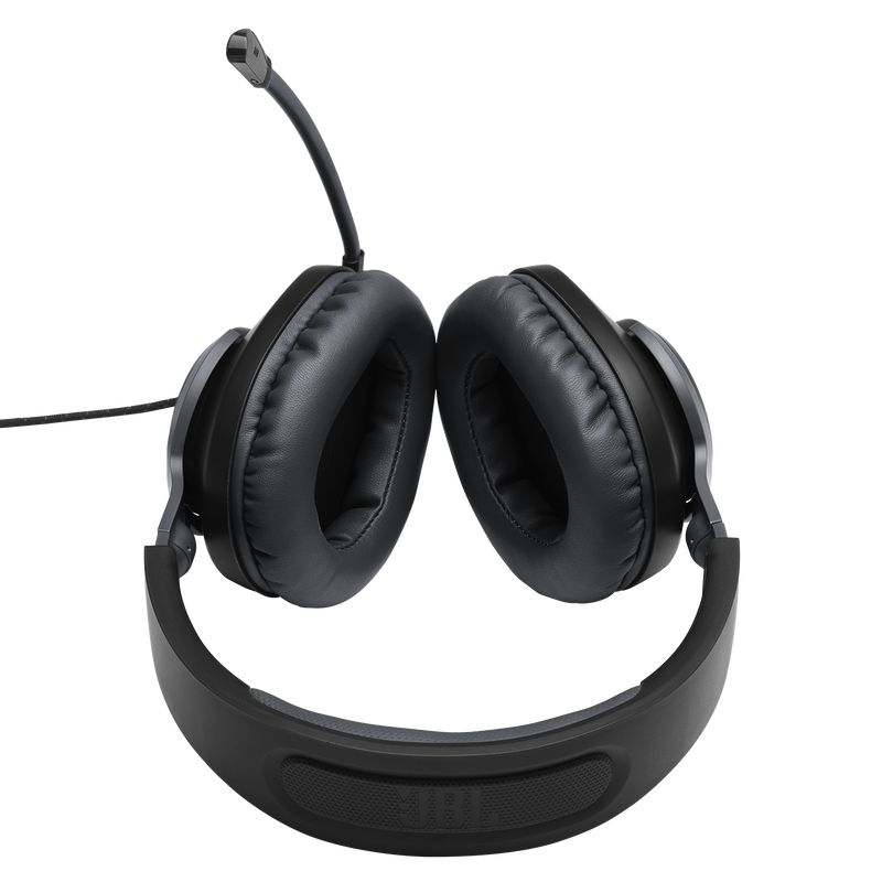 JBL Quantum 100 - Black - Wired over-ear gaming headset with flip-up mic - Detailshot 5 image number null